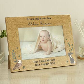 Personalised Woodland Animals Photo Frame, 2 of 6
