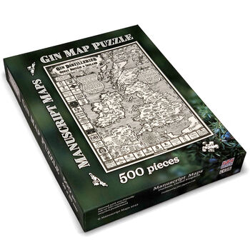 Gin Map Jigsaw Puzzle 500 / 1000 Pieces, 3 of 9