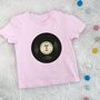 'Totally Awesome Records' Personalised Baby T Shirt, thumbnail 1 of 5