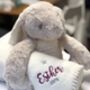 Personalised Cuddly Rabbit And Blanket, thumbnail 4 of 4