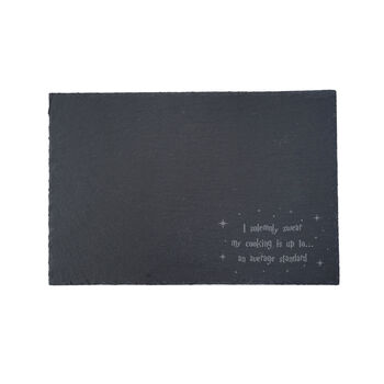 Slate Serving Board 'I Solemnly Swear My Cooking Is Up To… | Tableware | Dinner Party, 2 of 2