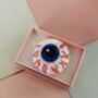Eyeball Halloween Glitter Resin Brooch / Halloween Jewellery / Gothic Fashion Accessory, thumbnail 2 of 6