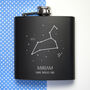 Personalised Star Sign Hip Flask, thumbnail 4 of 12