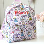 Personalised Princess Pink Backpack, thumbnail 3 of 6