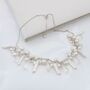 Unusual Assorted Pearl Necklace On Sterling Silver Chain, thumbnail 8 of 12