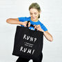 'Run? I Thought You Said Rum' Gym Tote Bag, thumbnail 2 of 6