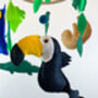 Rainforest Animals Baby Mobile, thumbnail 7 of 7