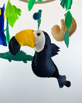 Rainforest Animals Baby Mobile, 7 of 7