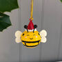 Bee Hanging Bell Decoration, thumbnail 5 of 6