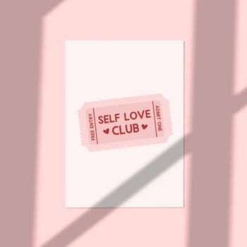 Self Love Club A5 Print, 2 of 3