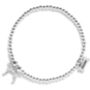 Personalised Sterling Silver Vizsla 3D Charm Bracelet, thumbnail 1 of 5