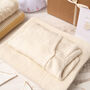 Unisex Cream Star Hoodie And Blanket Gift Set, thumbnail 2 of 12