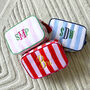 Monogramed Embroidered Cosmetic Bag, thumbnail 1 of 6