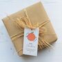 10 Personalised Christmas Satsuma Christmas Gift Tags, thumbnail 4 of 4