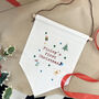 Personalised First Christmas Symbols Banner, thumbnail 1 of 3