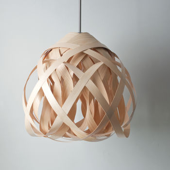 Bell Knot Wooden Lampshade, 2 of 8