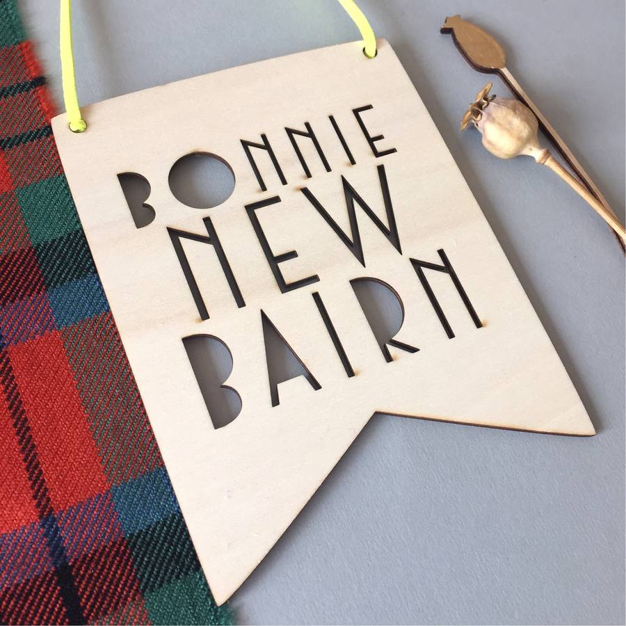 Scottish Phrase Wall Art New Baby Gift By We Are Scamp