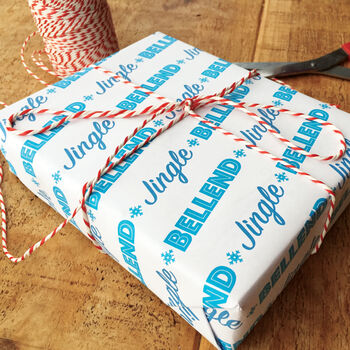 Funny Jingle Bellend Christmas Wrapping Paper, 3 of 8