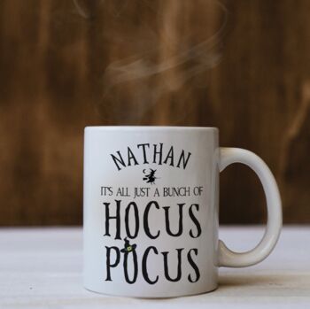 Personalised Halloween Hocus Pocus Ceramic Gift Mug, 3 of 4