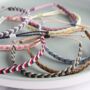 Handmade Woven Macrame Waterproof String Bracelet, thumbnail 6 of 10