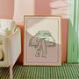Just Married Personalised Wedding Gift Print, thumbnail 4 of 4