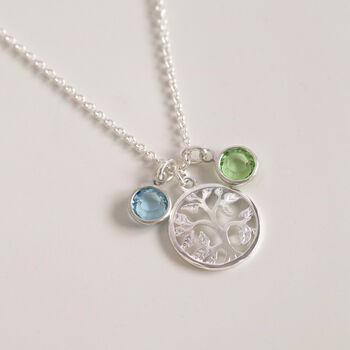 Birthstone Family Tree Necklace, 2 of 9