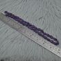 Amethyst Beaded Necklace 18 Inch, thumbnail 2 of 6