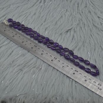 Amethyst Beaded Necklace 18 Inch, 2 of 6