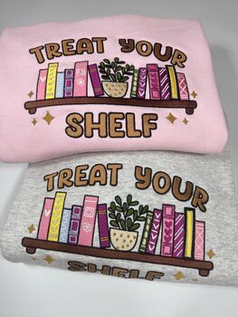 Treat Your Shelf Embroidered Sweatshirt, 4 of 4