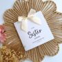 Sister On Your Wedding Day Card, Luxury Bow Wedding Couple Card, thumbnail 2 of 4