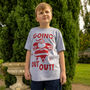 Going Out Out Santa Boys' Christmas T Shirt, thumbnail 4 of 4