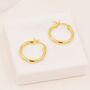 Sterling Silver Pair Of Minimalist Huggie Hoop Earrings, thumbnail 3 of 9