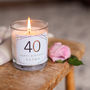 40th Birthday Personalised Candle Gift, thumbnail 2 of 6
