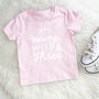 Young Wild And Three Personalised Birthday T Shirt, thumbnail 4 of 7