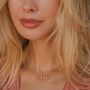 Amore Sterling Silver / Gold Plated Necklace, thumbnail 6 of 12