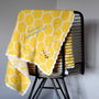 Personalised Knitted Bee Baby Blanket, thumbnail 1 of 6