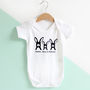 Bunny Family, Personalised Easter Babygrow Or T Shirt, thumbnail 1 of 4
