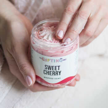 Sweet Cherry Whipped Soap – Fruity, Fluffy Body Wash, 3 of 7
