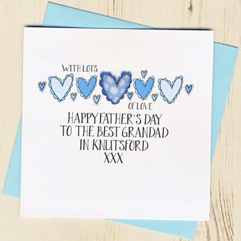 Personalised Best Grandad In… Father's Day Card, 2 of 2