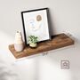 60 Cm Brown Floating Wall Mounted Shelf, thumbnail 7 of 7