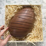 Giant Nutella And Candyfloss Filled Easter Egg Half, thumbnail 1 of 4