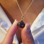18k Gold Vermeil Plated Amethyst Birthstone Necklace, thumbnail 2 of 5