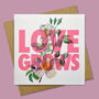 Love Grows Floral Card, thumbnail 2 of 2
