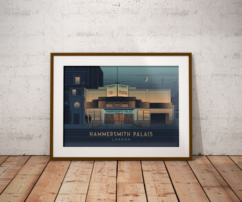 Hammersmith Palais London Travel Poster Art Print, 6 of 8