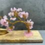 Yoga Figurine With Quartz Gem Tree Yoga Gift Ornament Gift Namaste, thumbnail 8 of 8