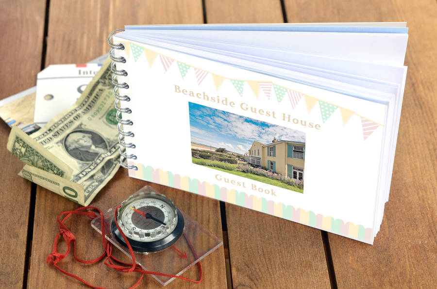 Personalised Holiday Home Guest Book
