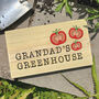 Personalised Wooden Greenhouse Sign, thumbnail 2 of 2