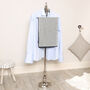Gentlemen's Silver Effect Free Standing Clothes Valet, thumbnail 4 of 9