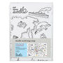 Doodle Grid Tablecloth + 10 Pens Kit, thumbnail 6 of 6