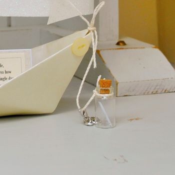 30th Pearl Wedding Anniversary Paper Boat Card, 8 of 10